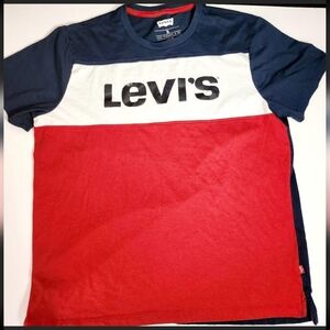 Levi's Men's Vintave t-shirt, size XL. Excellent conditions. Blue,Red and White